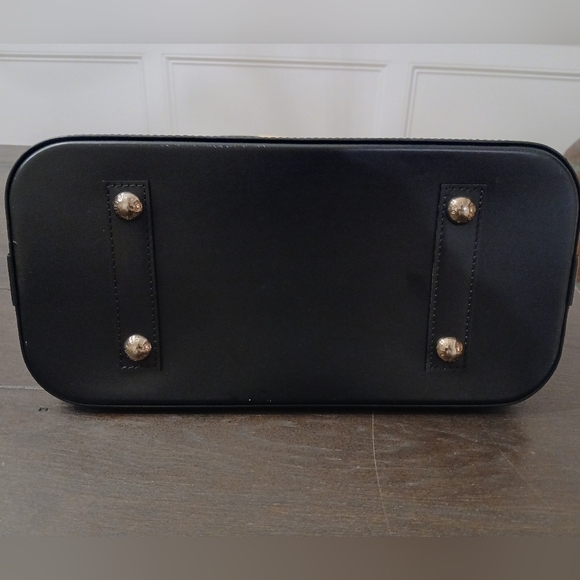 Louis Vuitton Alma PM Epi Denim Leather Handbag Boston Bag Blue - Picture 4 of 15